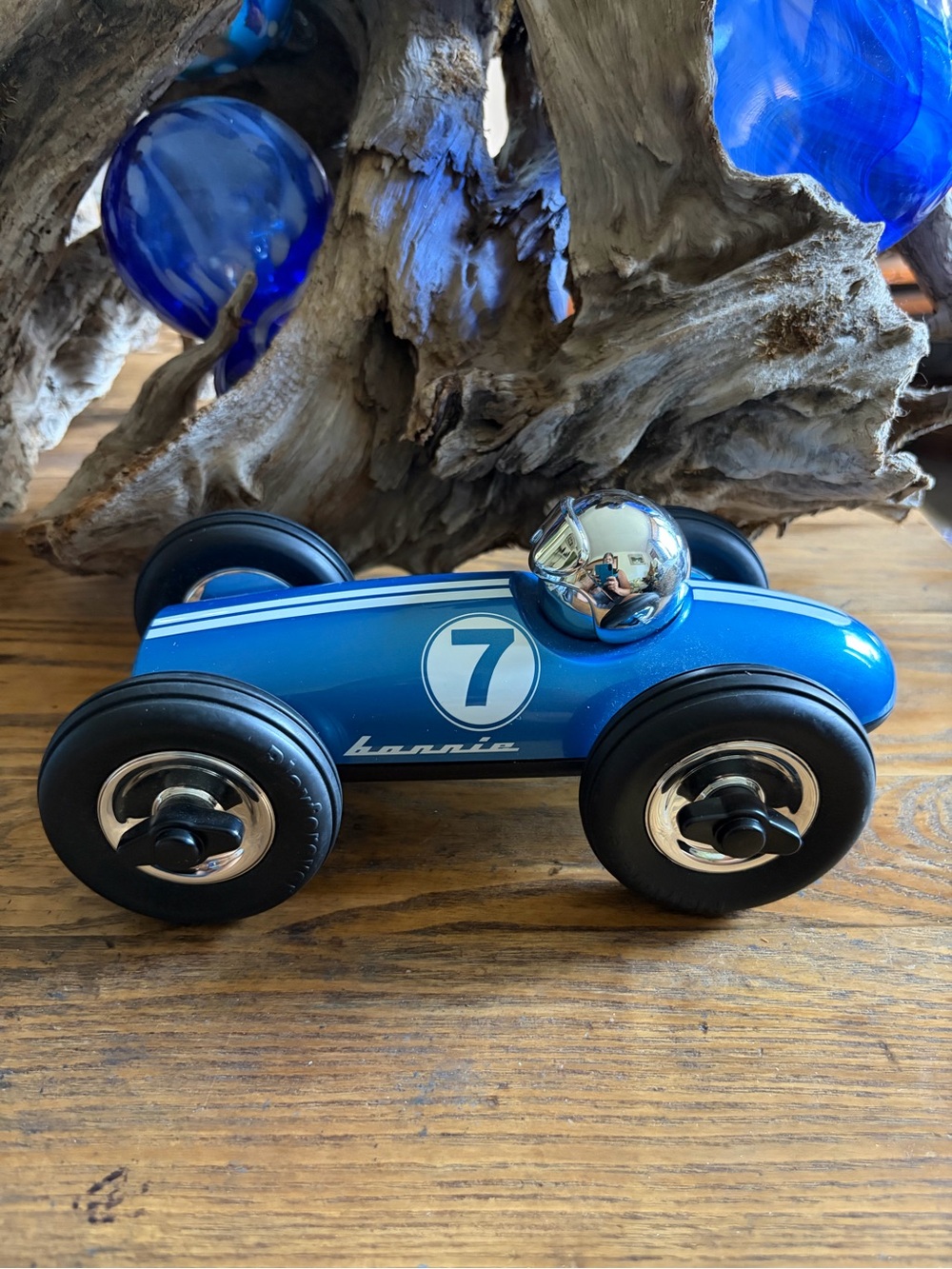 Playforever Blue Racer Toy Car - Kids Toy